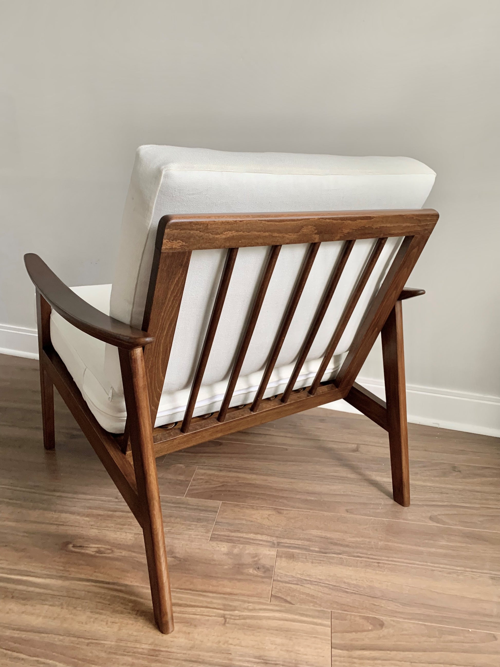 Custom replacement chair cushions for vintage furniture